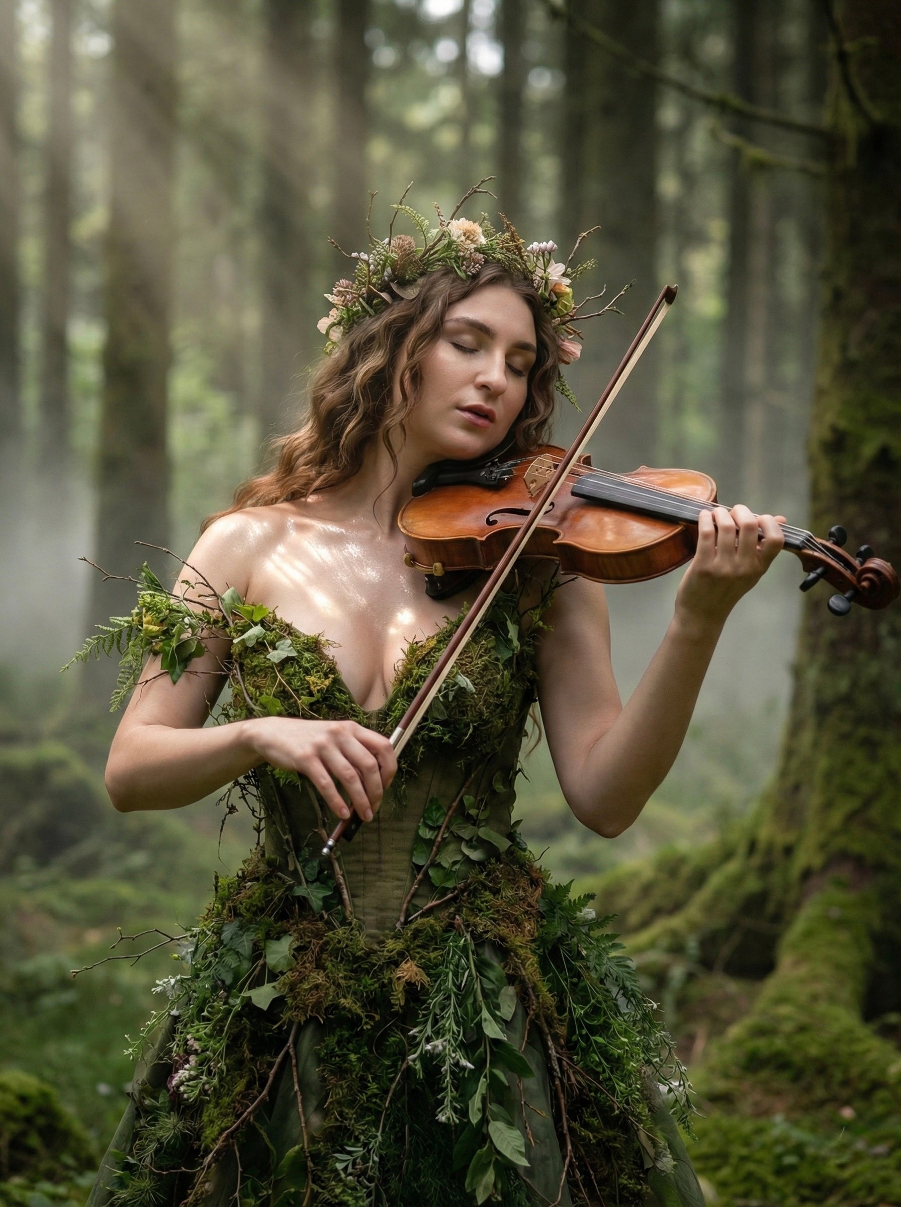 Enchanted Forest Violinist