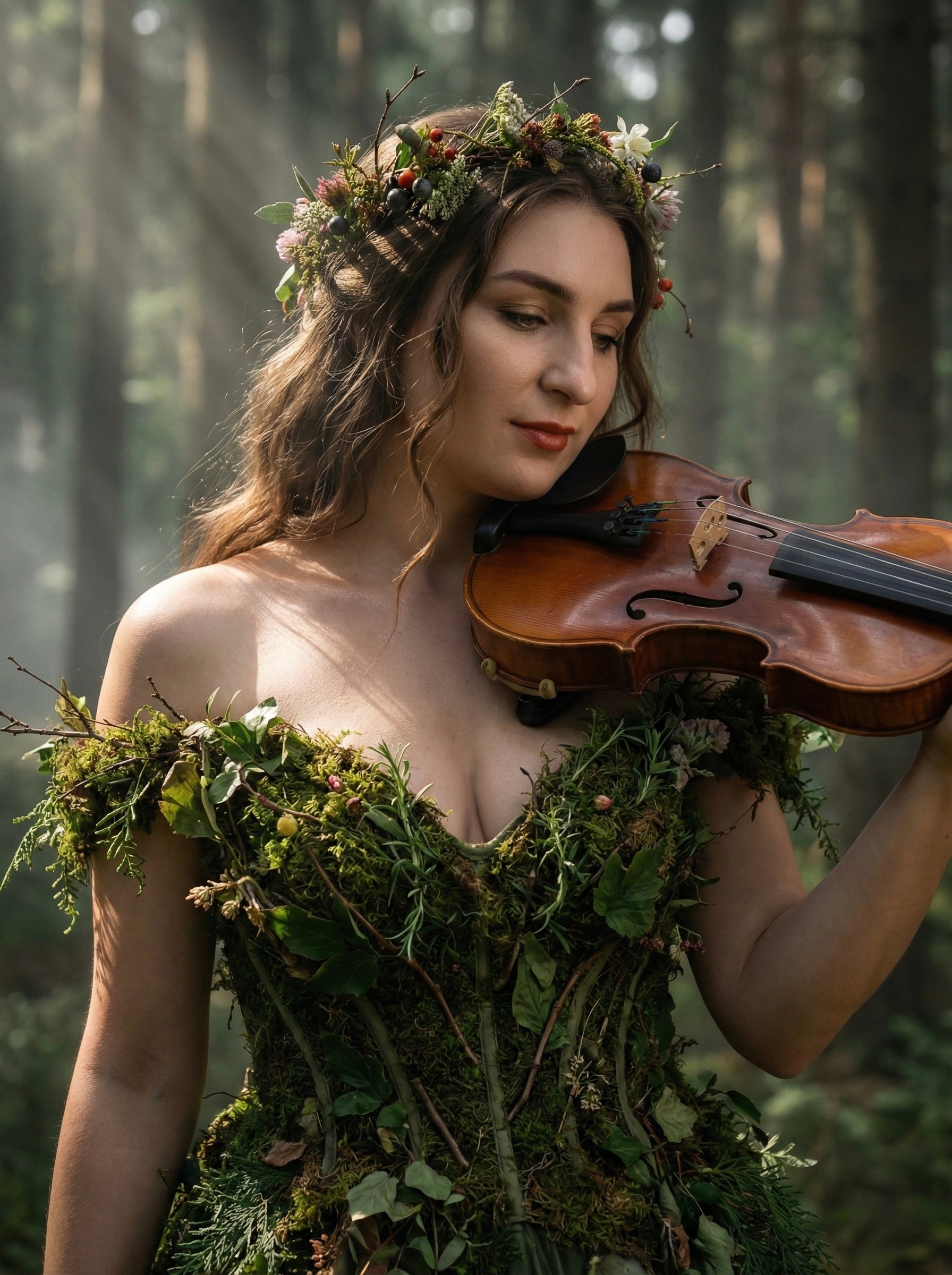 Enchanted Forest Violinist