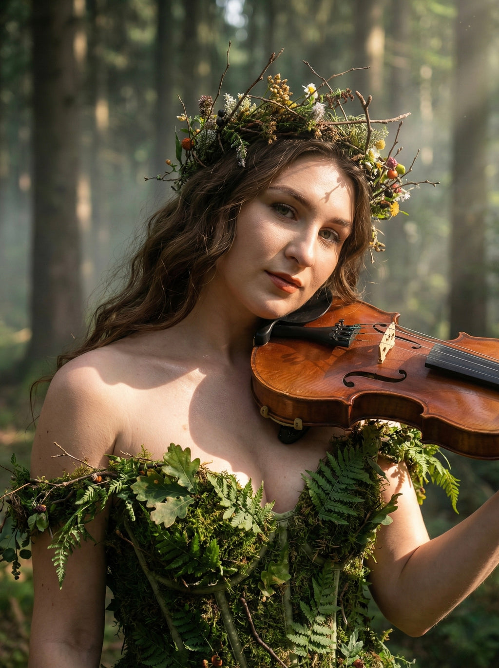 Enchanted Forest Violinist