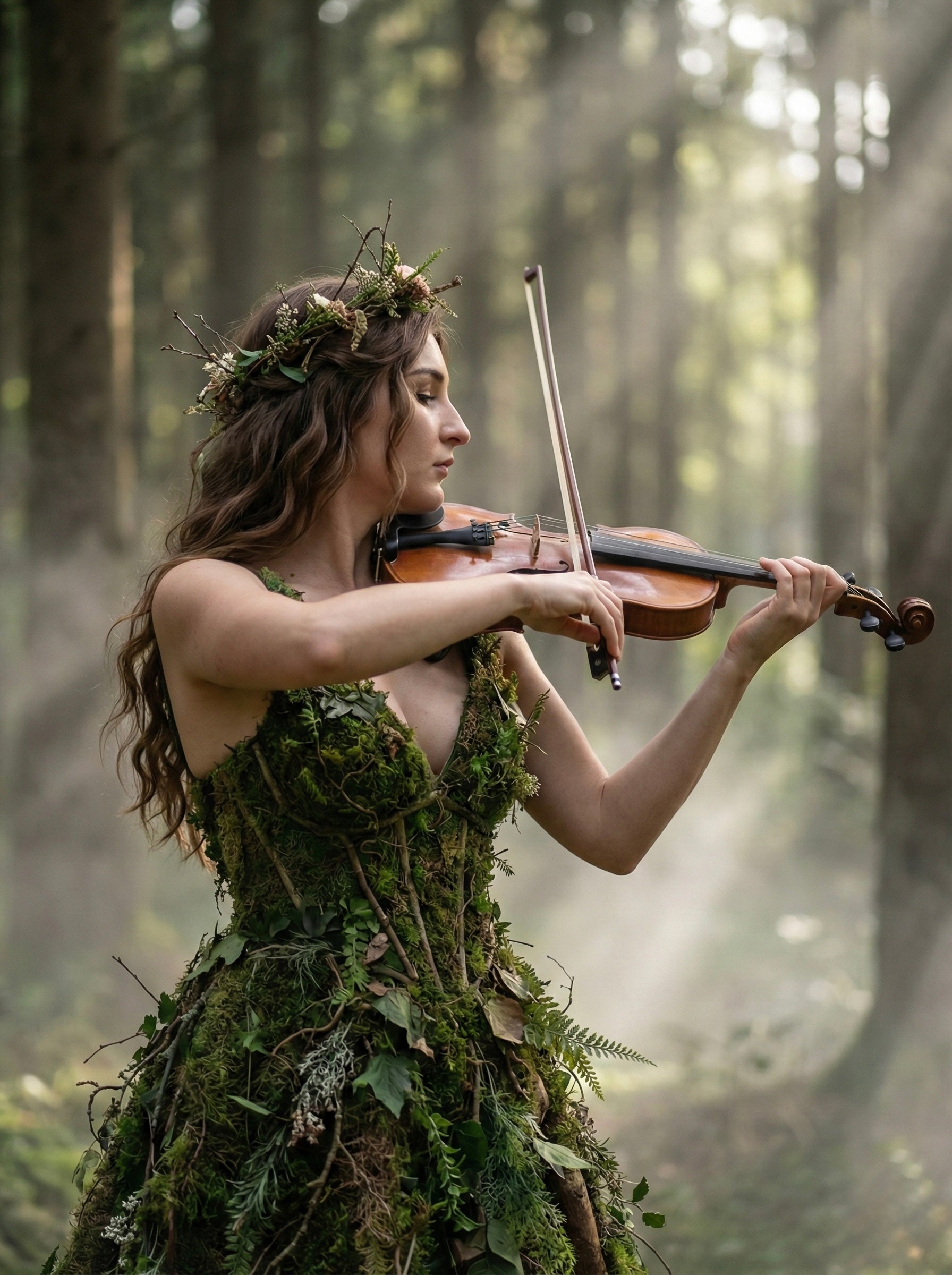 Enchanted Forest Violinist
