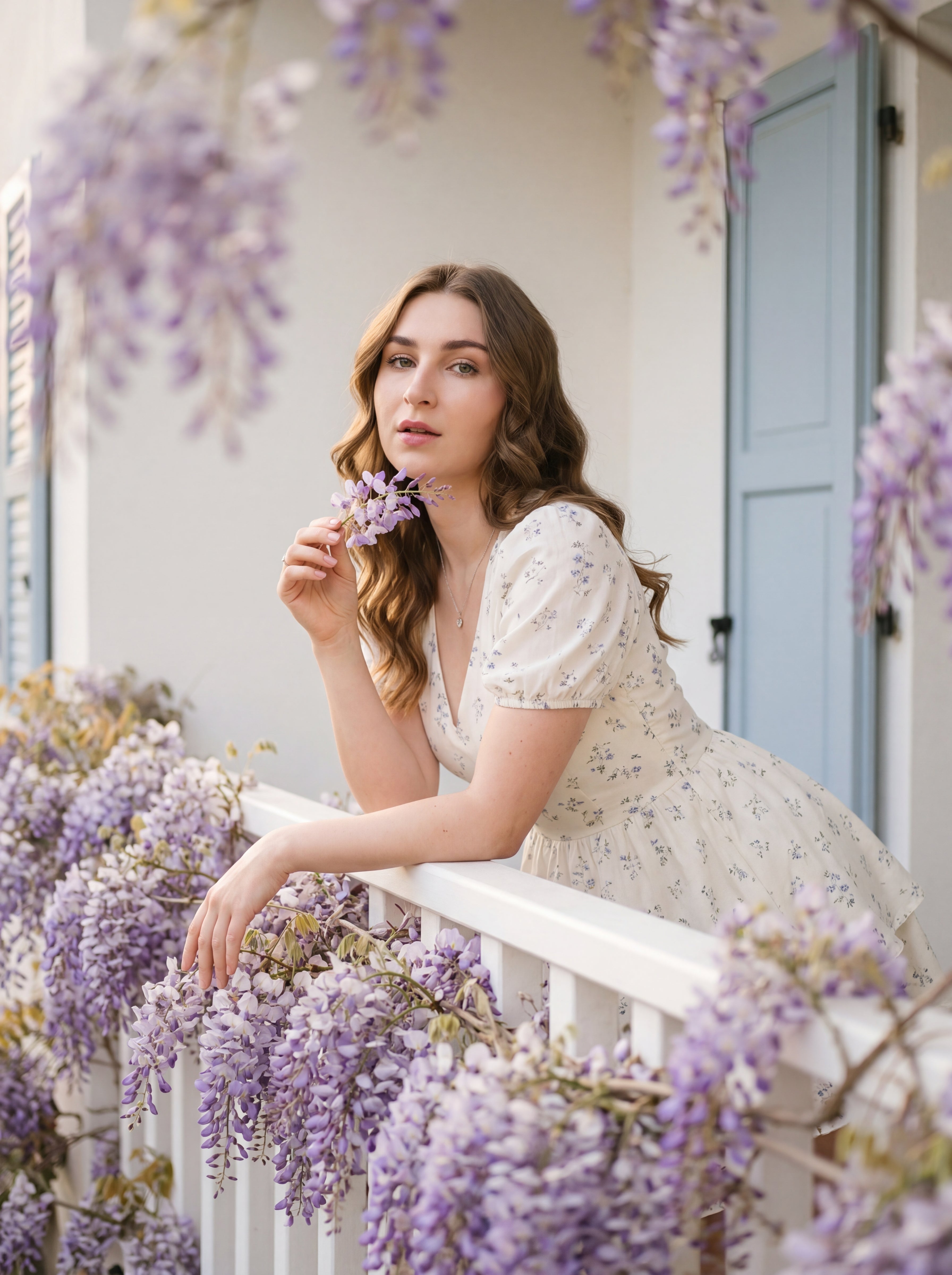 Lavender Balcony Dreams