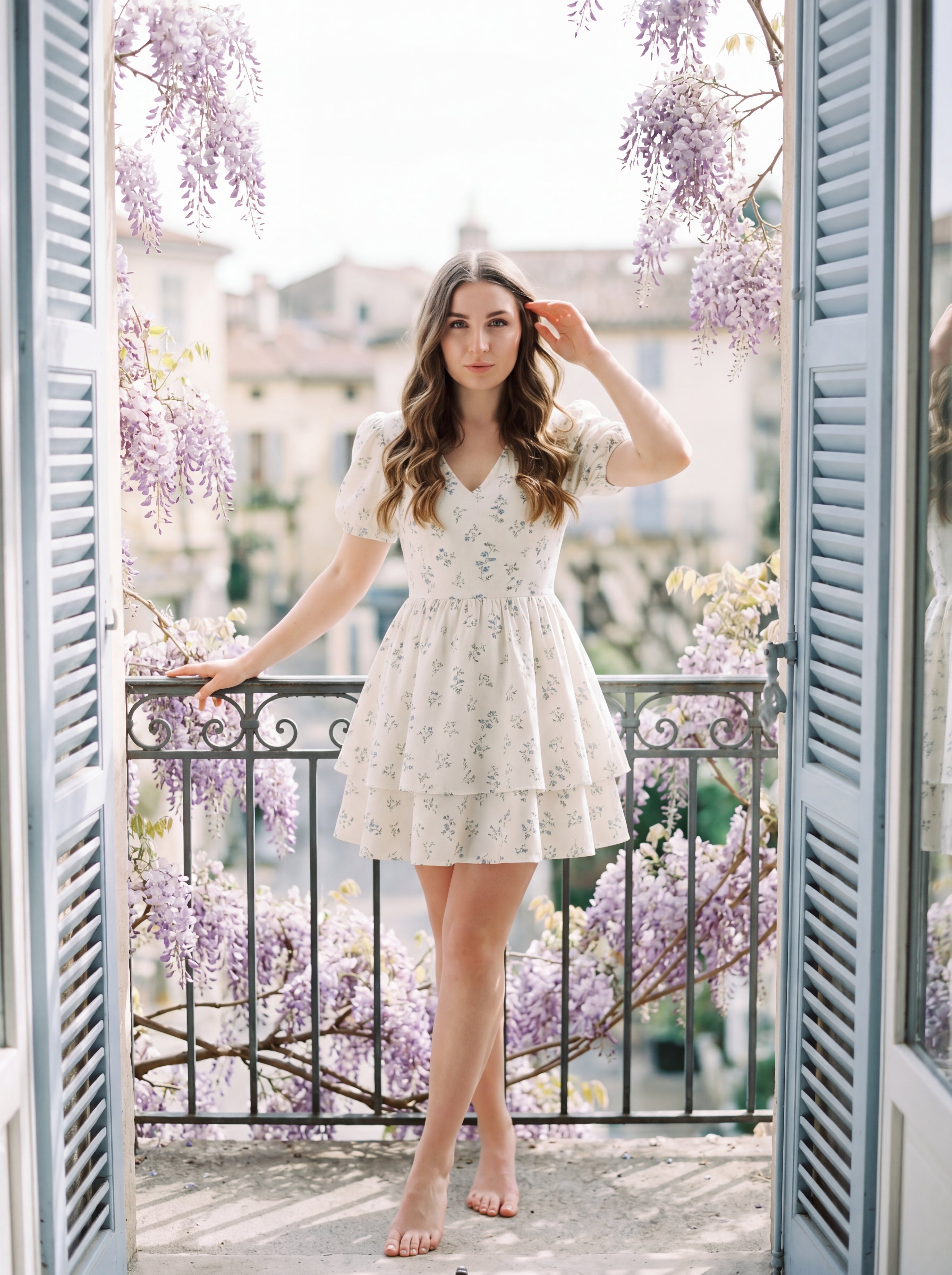 Lavender Balcony Dreams