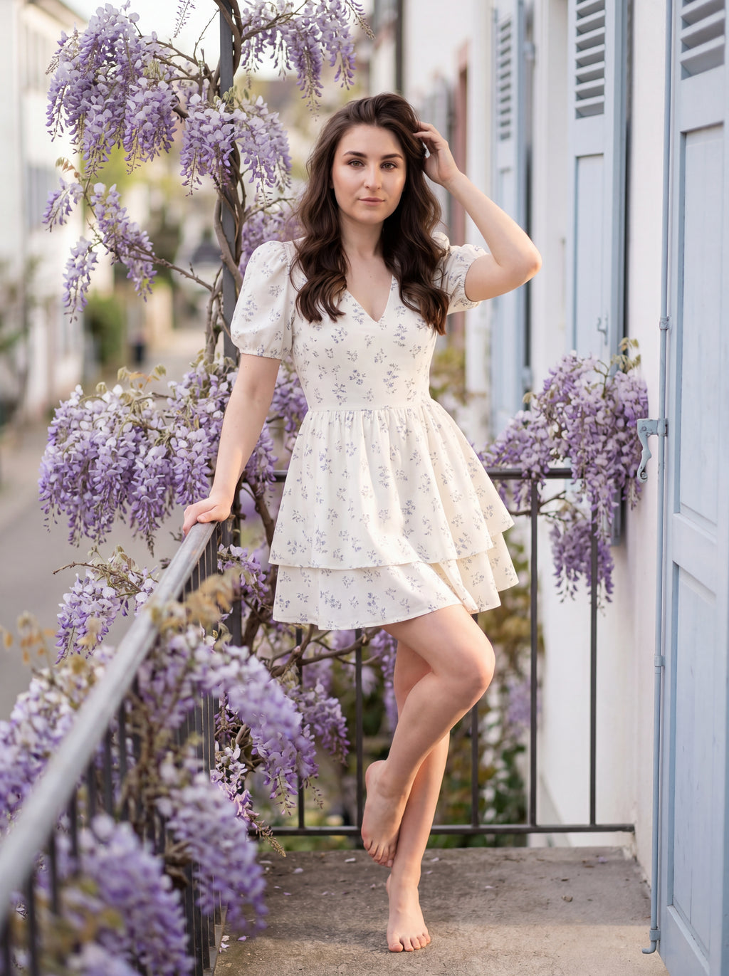 Lavender Balcony Dreams