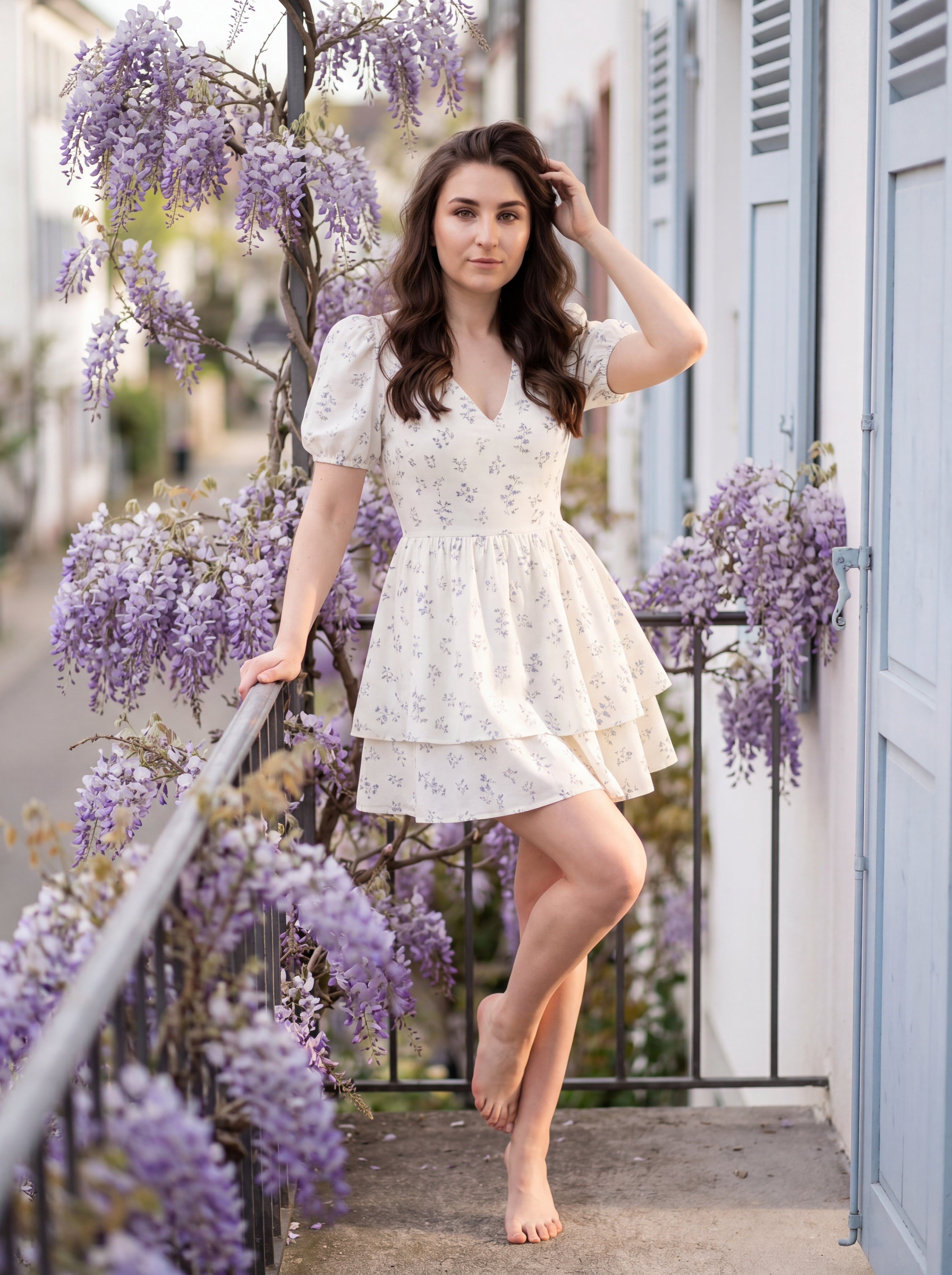 Lavender Balcony Dreams