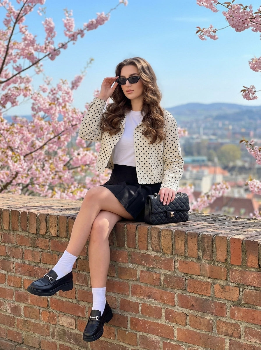 Cherry Bloom Elegance — Spring in Style