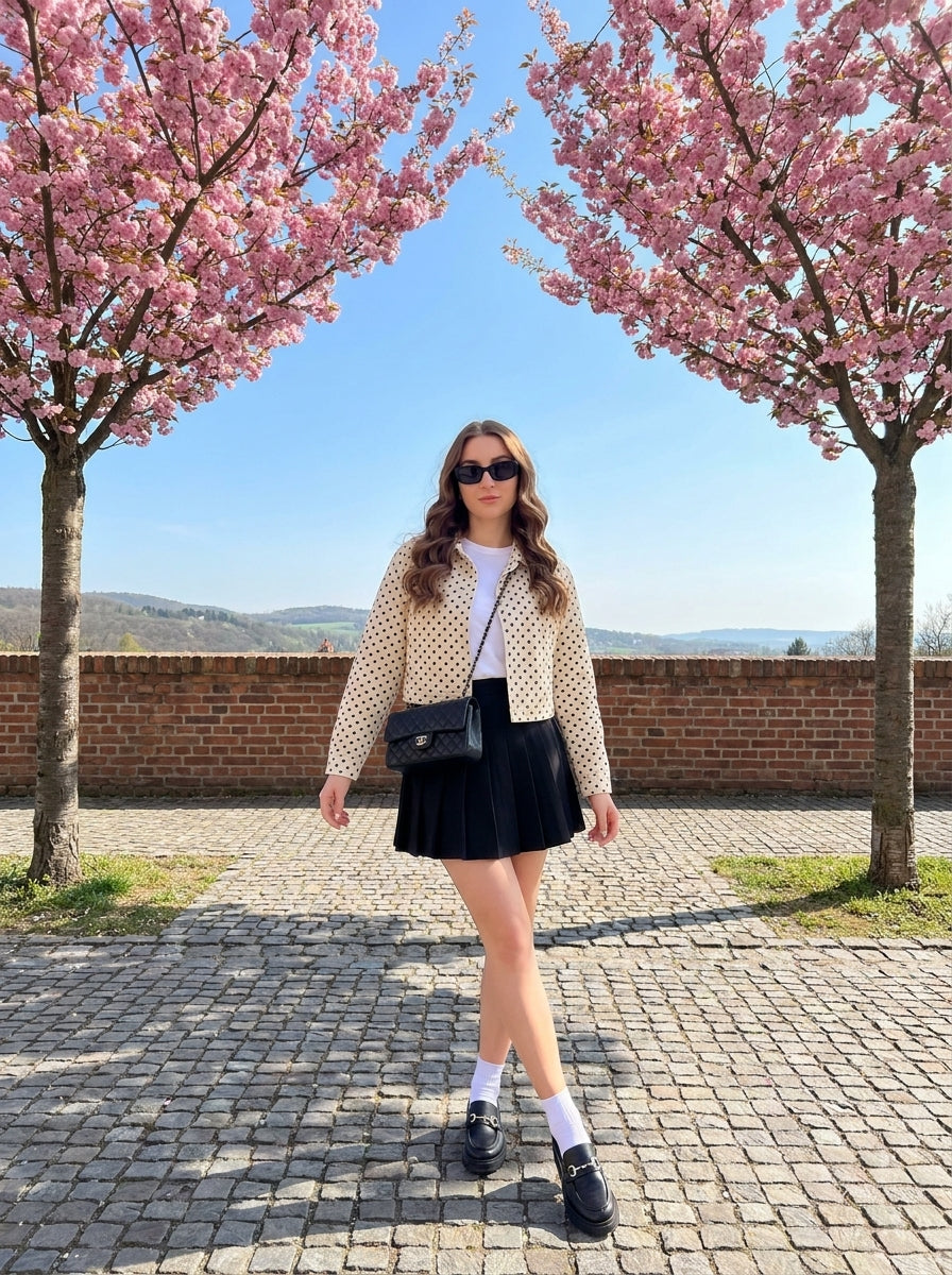 Cherry Bloom Elegance — Spring in Style