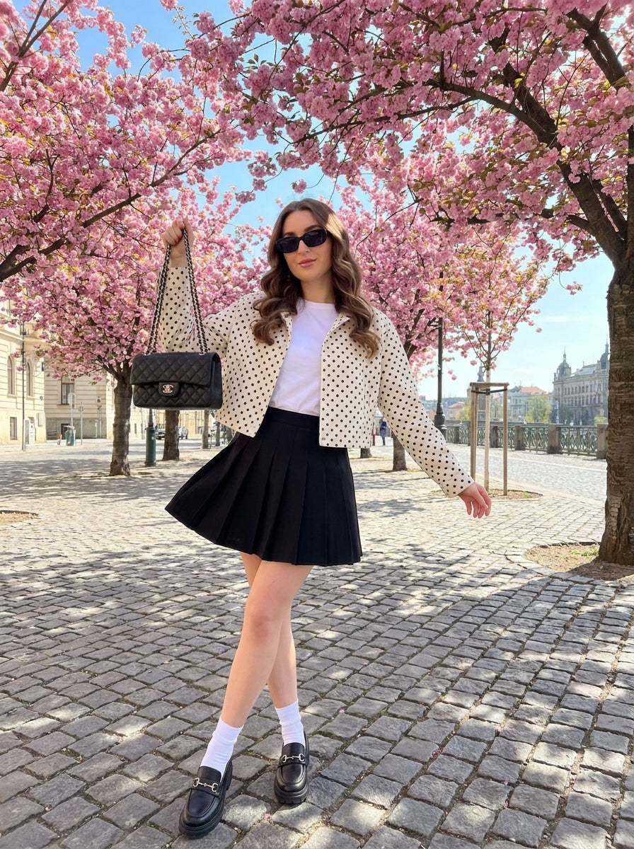 Cherry Bloom Elegance — Spring in Style